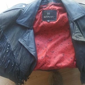 Leather jacket womens